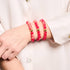 Maraschino Cherry | Shimmer Glass Bracelet